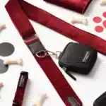 walk bag black and red