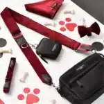 walk bag black and red