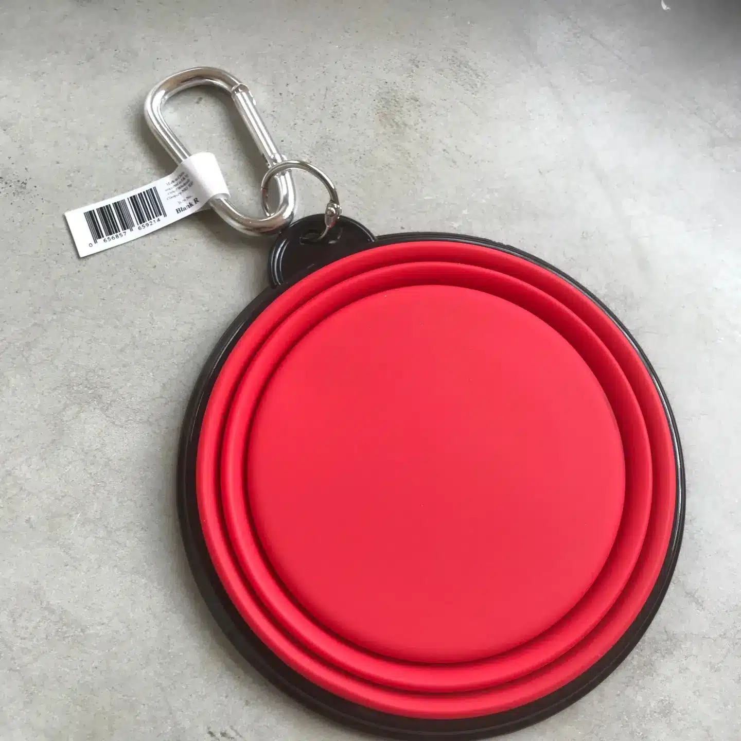a9e3cfc9854e8d507a6db3cc6971db661db678b2fad6116c5f1ee74790f0f841 Red Travel Pet Bowl - Image 1