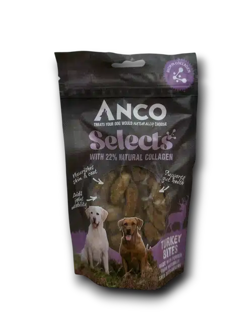 IMG_7645 Anco Selects Turkey Bites with Collagen 85g - Image 1