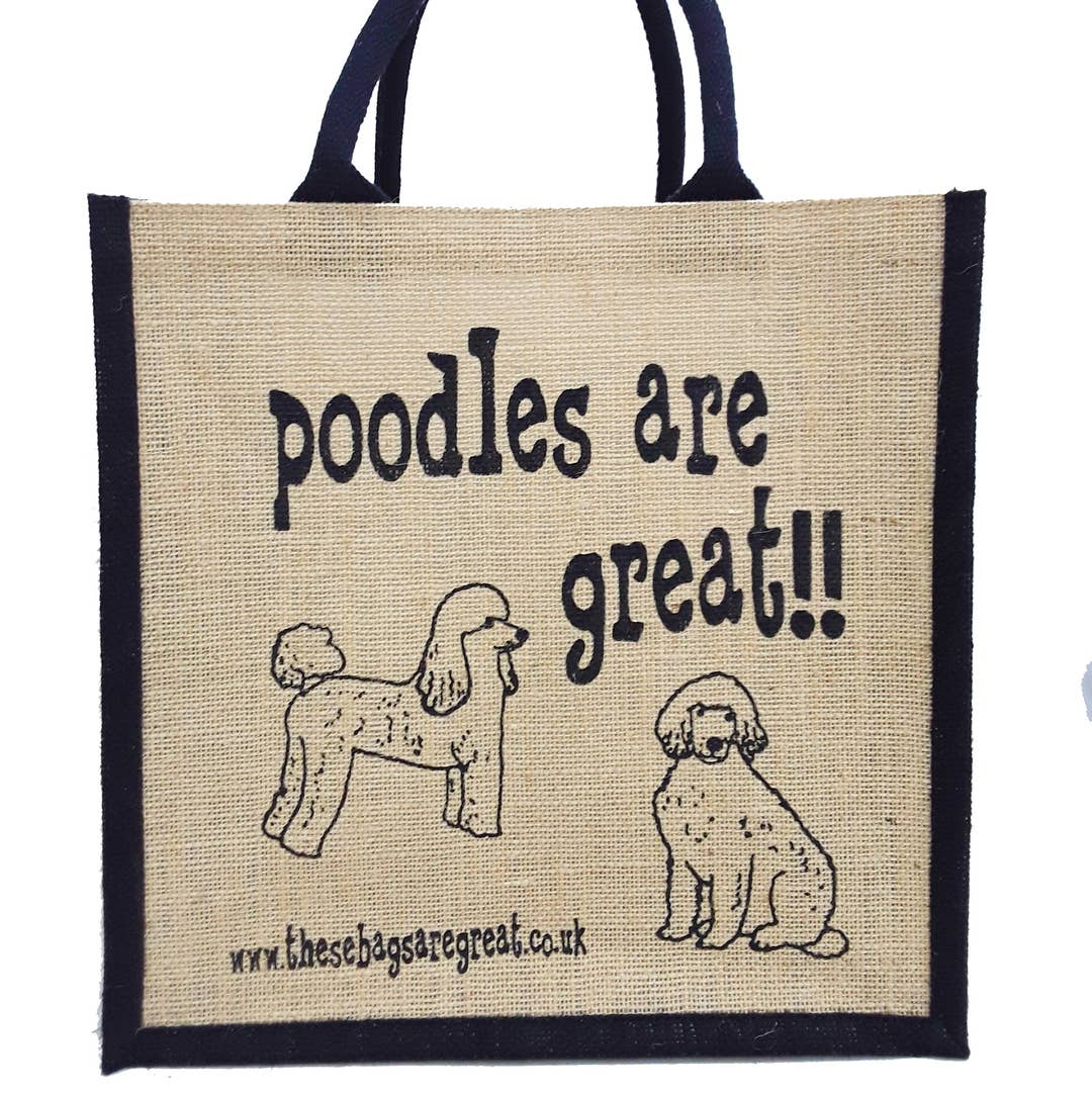 f94b3940e562afa5a602c0db1e33b2746a3a3b6f463bf5dda37a2a9804ddedb0 tote bag poodle